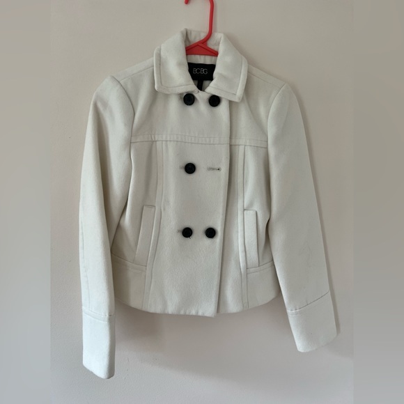 BCBG cropped pea coat - Picture 1 of 4